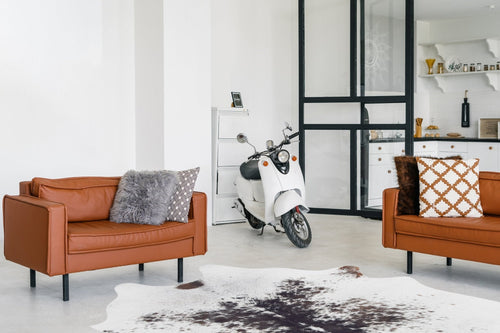 AFK Living vloerkleed Lily - dierenhuid-effect - grijs - 155 x 190 cm - vtwonen shop