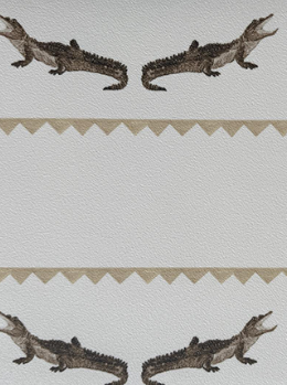 Catchii Placemat Crocodile Sam beige