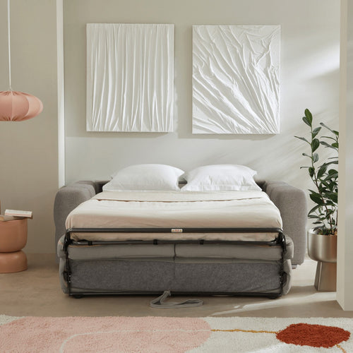 Calicosy - CAMERON Slaapbank - Beige - 102x207x84 cm