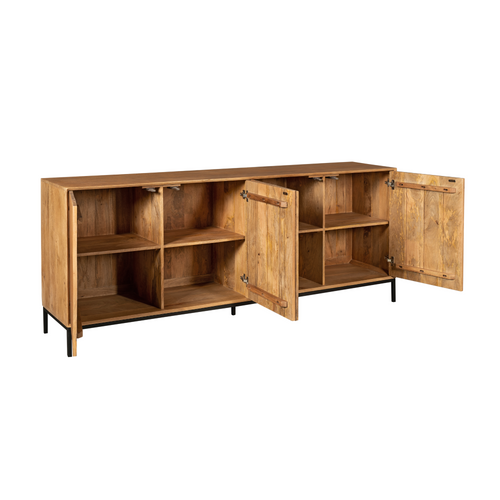 Starfurn  dressoir Madison - bruin - 45x210x85cm - vtwonen shop