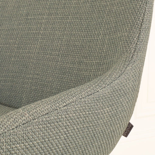 Nolon Nino-Isa Barkruk Saliegroen - Stof - Zwart Onderstel - 75 cm - vtwonen shop