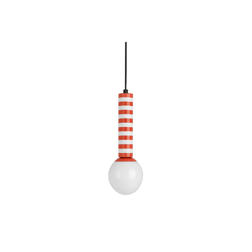 Leitmotiv hanglamp Rayado Retro - oranje - Ø12cm