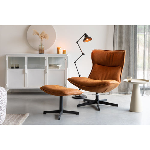 Housecraft Living John Fauteuil Cognac - Bruin - vtwonen shop