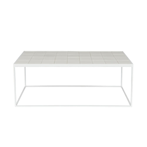 Zuiver Glazed Salontafel 93x42,5 cm Wit - vtwonen shop