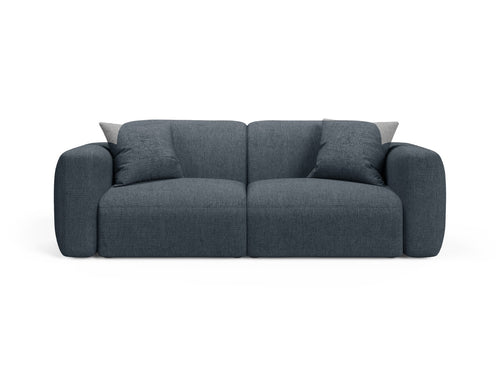 Cosmopolitan Design Modulaire bank Strino 3-zits, structurele stof donkerblauw - 98x220x78cm