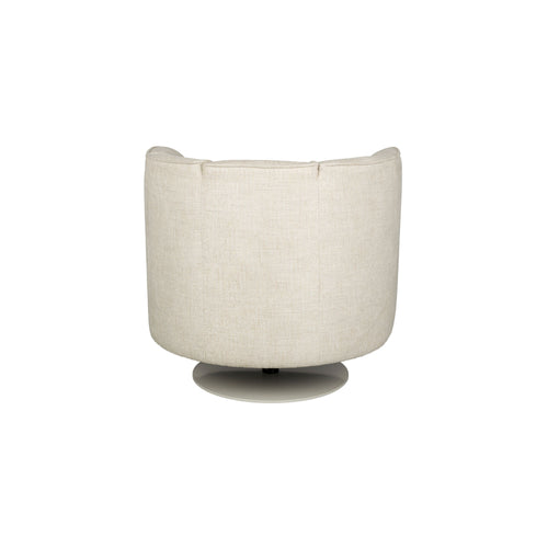 Dutchbone Flower Fauteuil/ Draaistoel Beige
