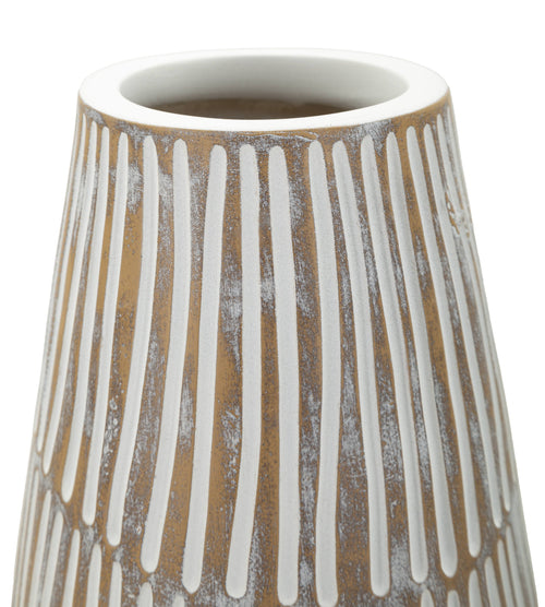 Mauro Ferretti vaas - Ø 17x47 cm - beige