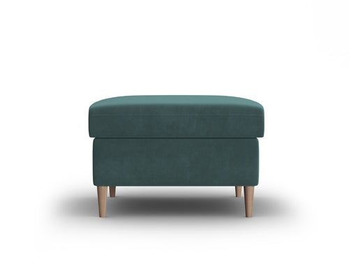 Cosmopolitan Design Poef Kyoto flueel olie - 70x70x45cm