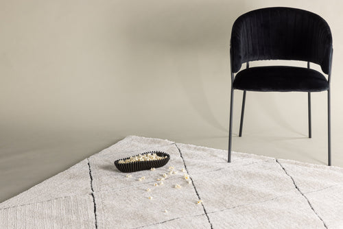 Rebellenclub Vloerkleed Varkaus - zwart/wit - 230 x 160 cm