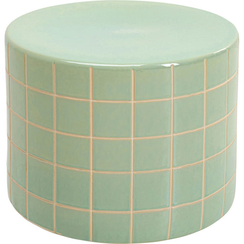 Kare Design Bijzettafel Bliss Tile Ø42cm groen - vtwonen shop