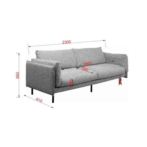 Kare Design Sofa Pola 2-Zits grijs - vtwonen shop