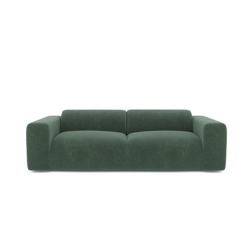 Sia Home - Rechte banken MYRA - Fluweel met structuur - Smaragdgroen - 205cm - vtwonen shop