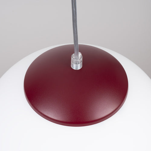 Sollux Lighting Hanglamp UGO 30 bordeaux - 30x30x120cm