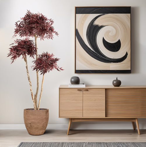 Maxifleur Japanse Kunst Acer Bonsai Deluxe 180cm Burgundy