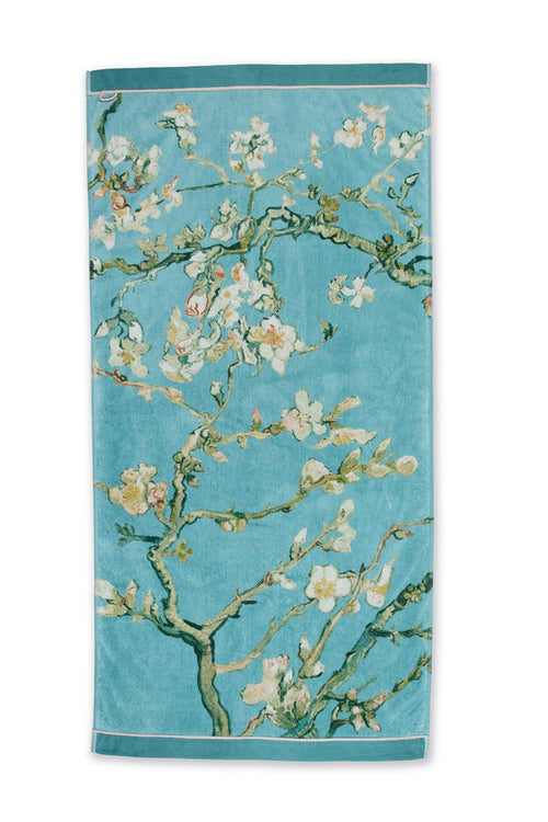 Beddinghouse x Van Gogh Museum badlaken Blossom - 70x140 cm - blauw - vtwonen shop