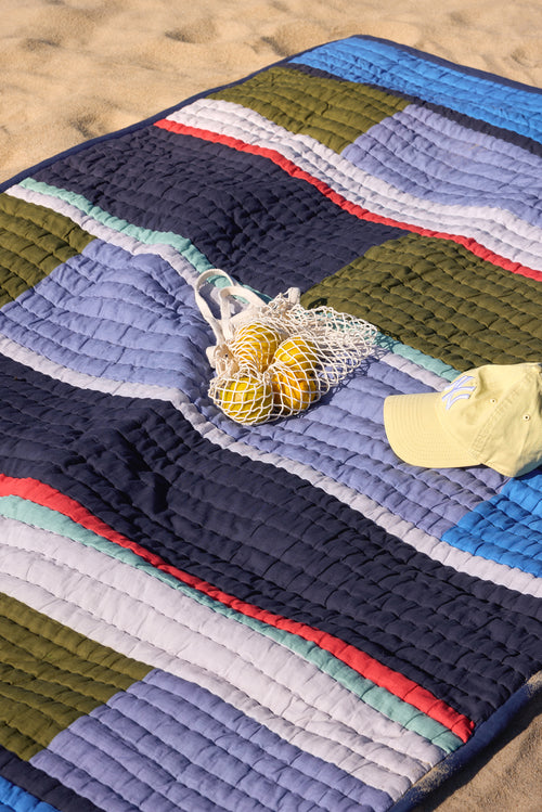 Hübsch plaid Pavilion - katoen - 140x200cm