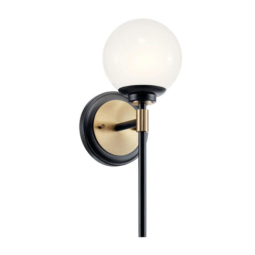 Badezimmer Wandleuchte Modern Schwarz, Champagner Bronze 3000K IP44 1x G9