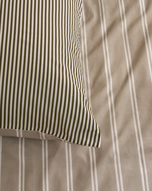 vtwonen Dekbedovertrek Mini Stripe - 240 x 220 cm - Naturel