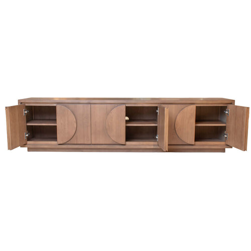 DÉJA Living Tv-meubel Isla - Bruin Hout - 200x40x50cm - vtwonen shop