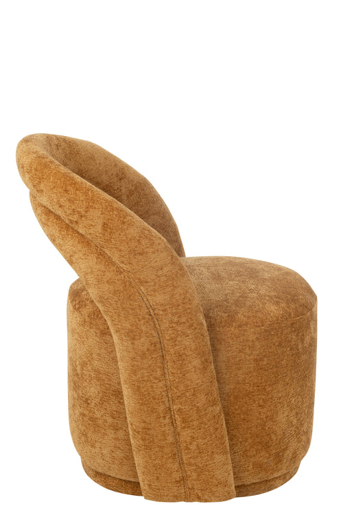 J-Line stoel Accent stoel - textiel - oker - vtwonen shop