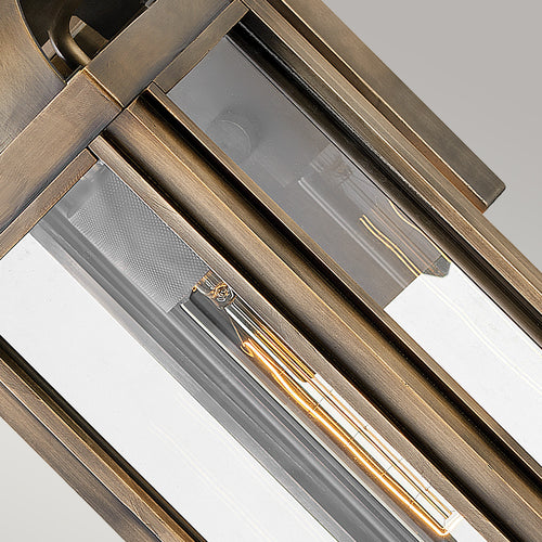 Elstead Hinkley Sag Outdoor Wandlantaarn Gelakt Gebronsd Brons, IP44