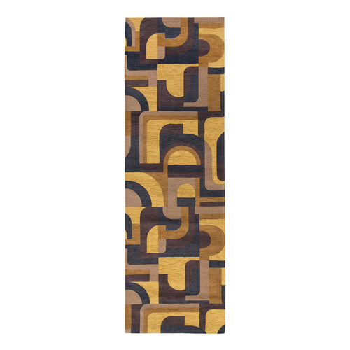 Louis De Poortere vloerkleed Yellow Meyer - geel - 80x250cm - vtwonen shop