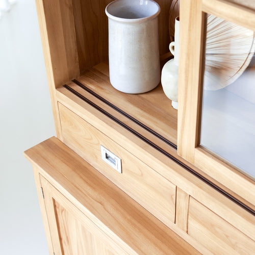 Tikamoon Massief teakhouten servieskast 160 cm - Naturel - vtwonen shop