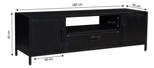 Livingfurn tv-meubel Kala 180 cm - mangohout