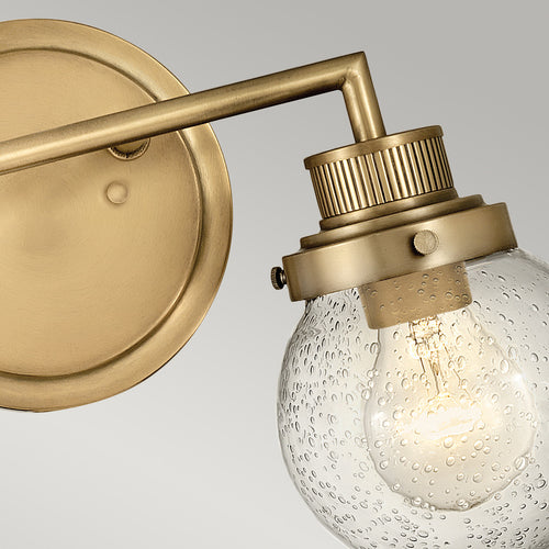 Elstead Hinkley Poppy Badkamer Wandlamp Heritage Messing, IP44