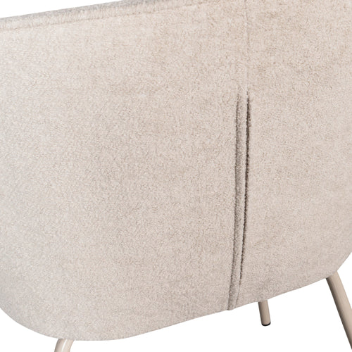 WOOOD eetkamerstoelen Admit - Polyester - Pebble - Set van 6 - vtwonen shop