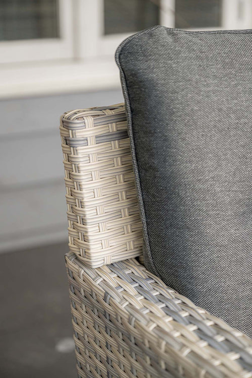 Seagull dining fauteuil - cloudy grey - reflex black - vtwonen shop