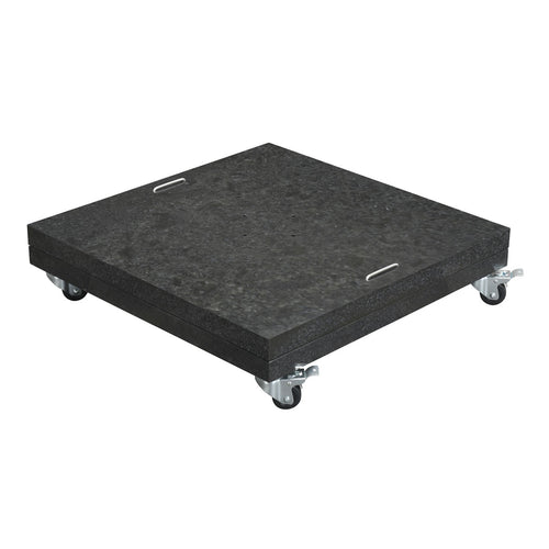 Garden Impressions parasolvoet Hawaii special antraciet - 150kg graniet - verrijdbaar