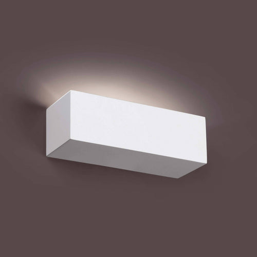 Faro Eaco-1 - 1 Light Indoor Small Wandlamp Wit Gips, G9