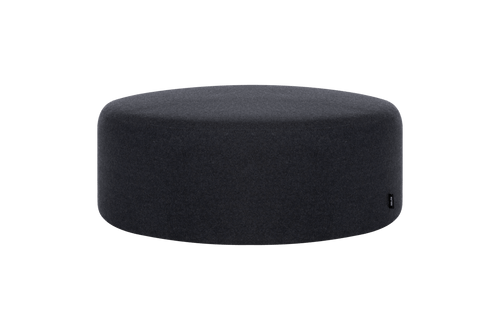 noo.ma FOLK Poef - Black Tie Wool - vtwonen shop