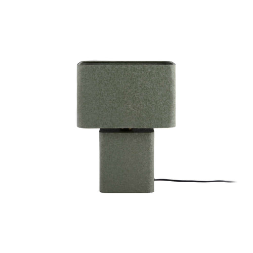 Leitmotiv tafellamp Boaz Recto - groen - 24x14x33cm