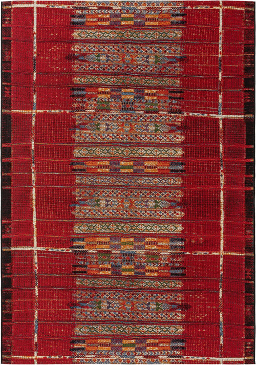 benuta binnen- en buitenkleed Artis - veelkleurig/rood - 120x180 cm