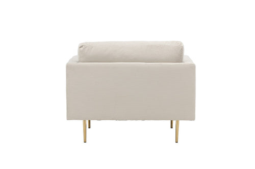 BRAM Fauteuil Renzo - Beige Ribstof - vtwonen shop