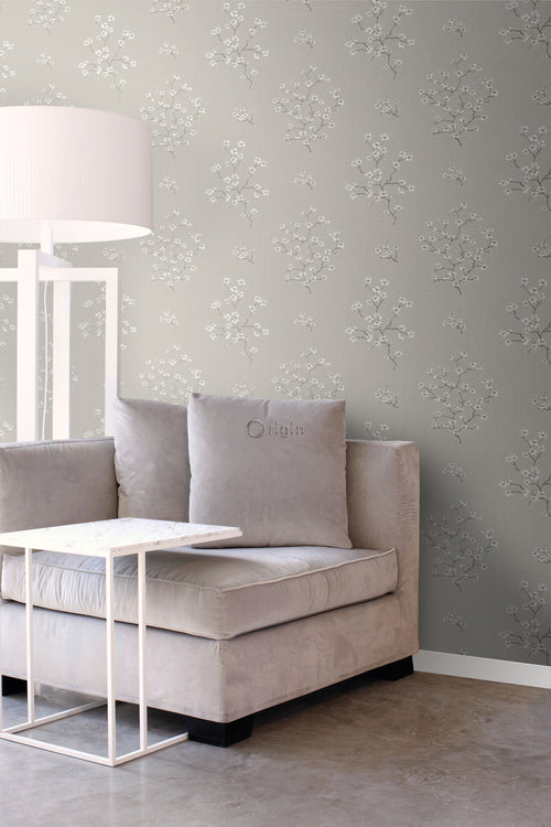 Origin Wallcoverings behang bloesemtak taupe - 53 cm x 10,05 m - 346543 - vtwonen shop