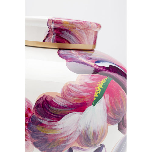 Kare Design Opberger roze lelies 28cm