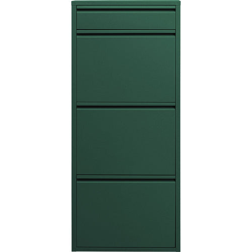 Kare Design Schoenenkast Caruso groen 3+1 laden