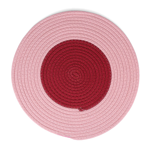 Ona - Placemat 35cm blush pink Piff - Set van 4