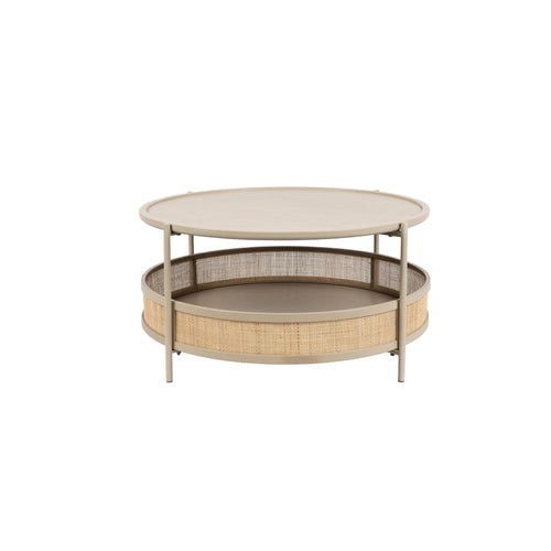 Housecraft living Makoto Salontafel Rond 80x80 cm Zand - Beige - vtwonen shop