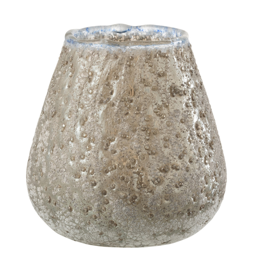 J-Line kaarshouder - glas - grijs - medium - vtwonen shop