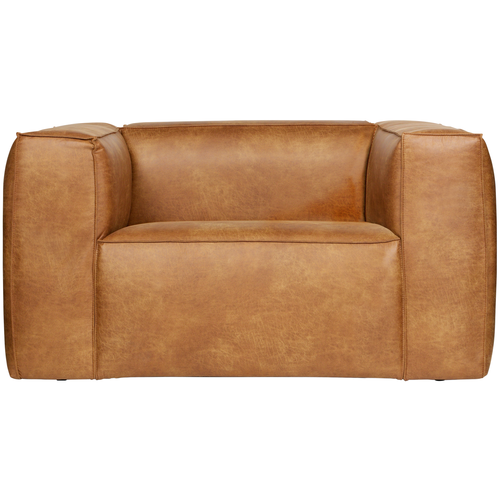 WOOOD fauteuil Bean - Ecoleer - Cognac - 74x146x98
