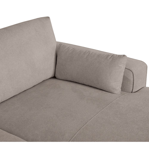 Furnhouse chaise longue bank rechts California - Beige - Stof - 105x305x85