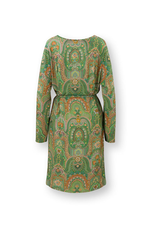Pip Studio - Dido Nachthemd Lange Mouw Dames - Jabali - Groen - M - vtwonen shop