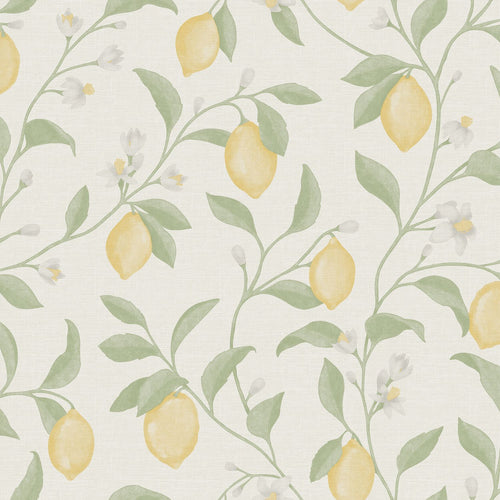Sanders & Sanders behang fruit groen en geel - 53 cm x 10 m - 641014