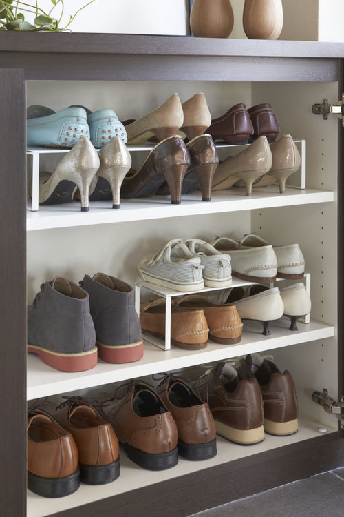 Yamazaki Schoenenrek Uitschuifbaar - Frame - Wit - vtwonen shop