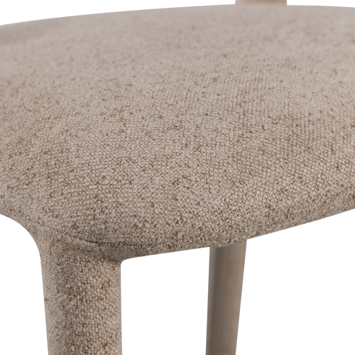 WOOOD barstoel Noble - Polyester - Zand - 95x48x52