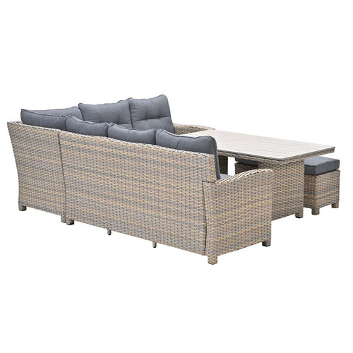 Garden Impressions Alaska lounge dining set 5-delig rechts - vintage willow